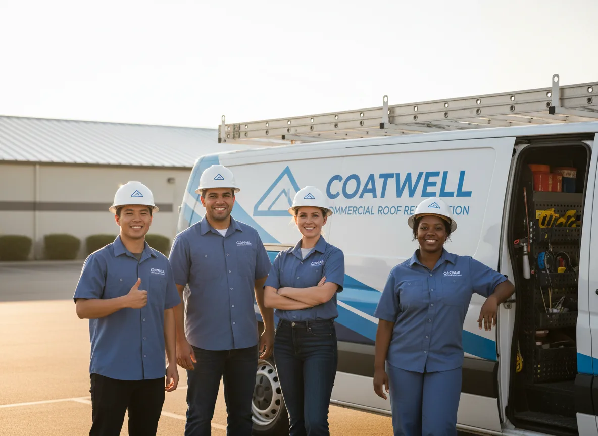 Commercial roof coating company in Flournoy, CA